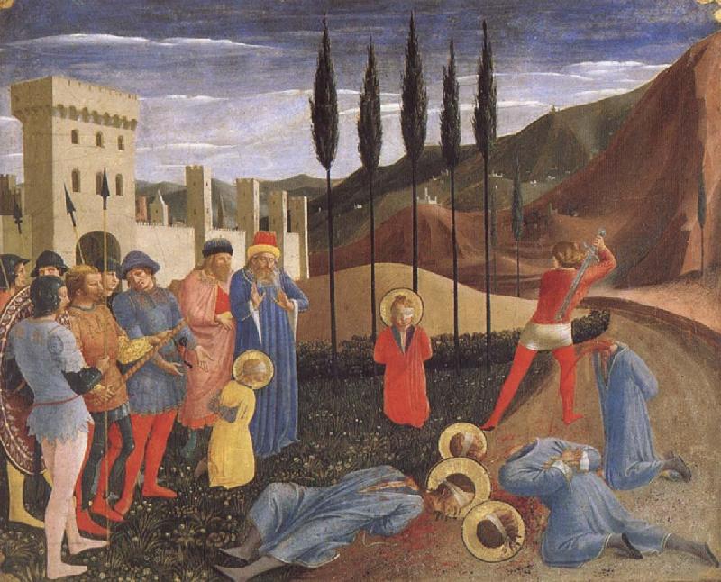 Fra Angelico St Cosmas och S: t Damianus halshugges